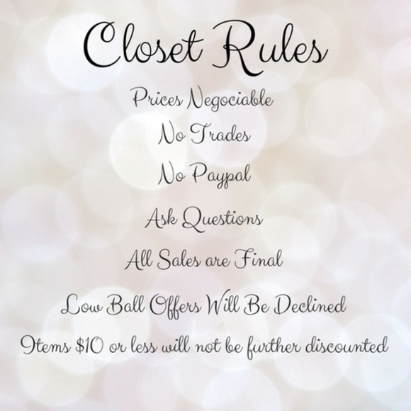Other - Thank you for Shopping My Closet